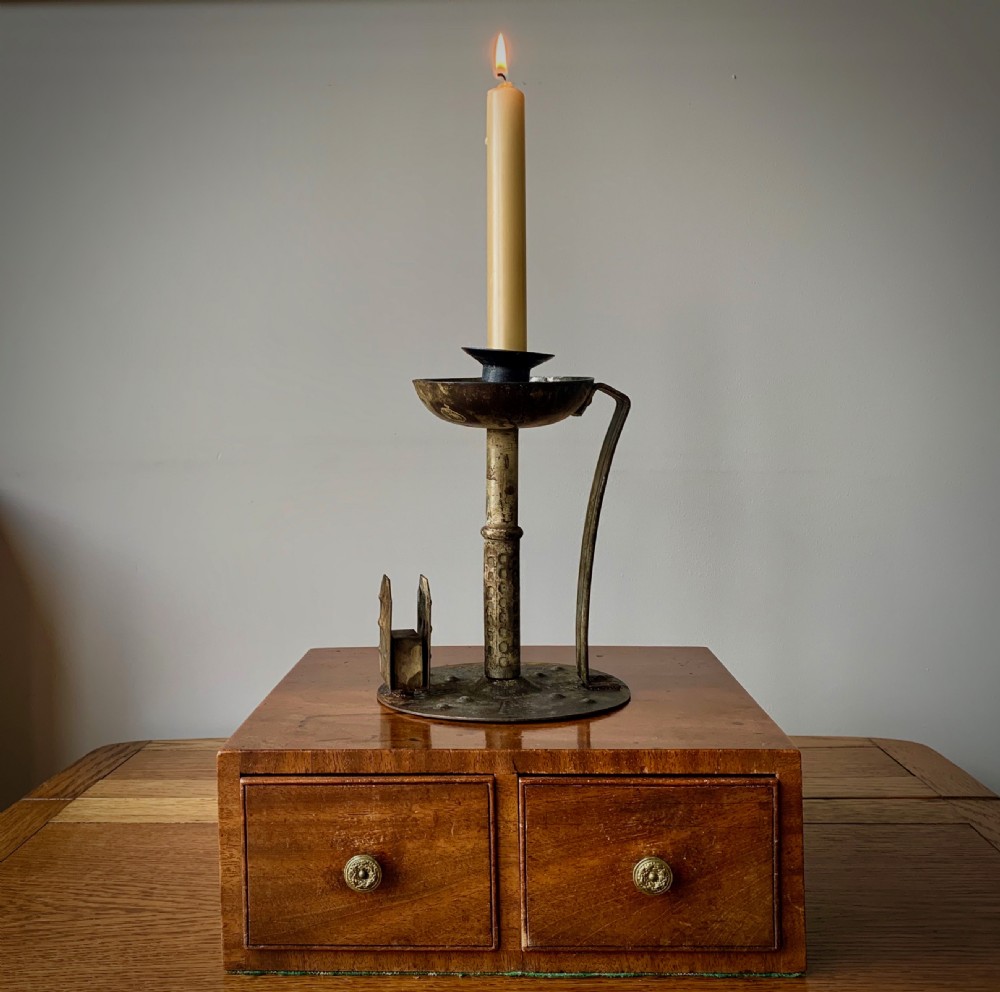 HUGO BERGER FOR GOBERG, GERMAN ARTS AND CRAFTS CHAMBER STICK - 1910 View III