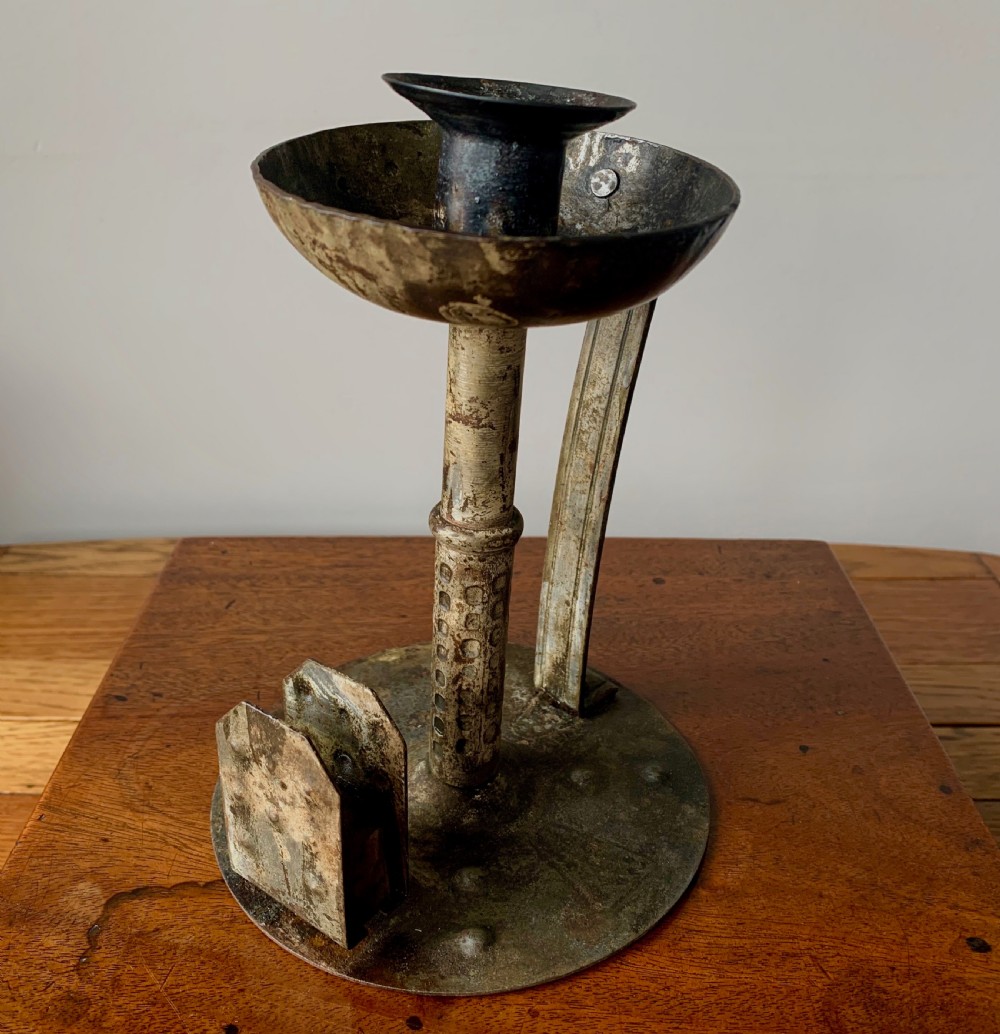 HUGO BERGER FOR GOBERG, GERMAN ARTS AND CRAFTS CHAMBER STICK - 1910 View X