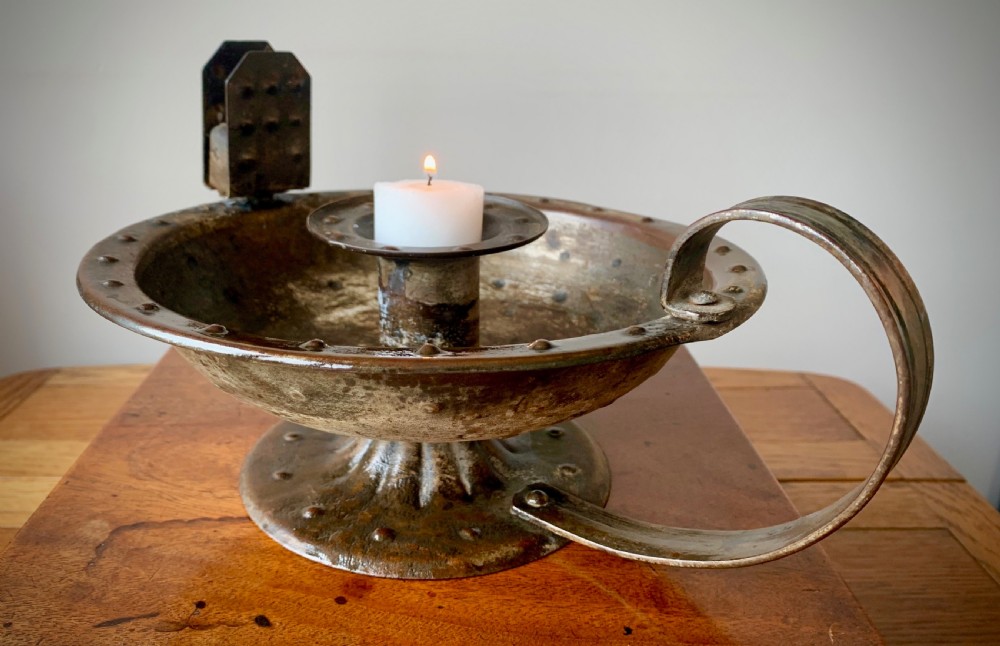 LARGE HUGO BERGER FOR 'GOBERG' CHAMBER STICK - WEST GERMANY 1910.