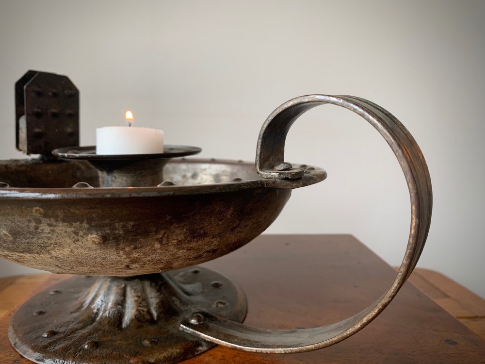 LARGE HUGO BERGER FOR 'GOBERG' CHAMBER STICK - WEST GERMANY 1910. View V