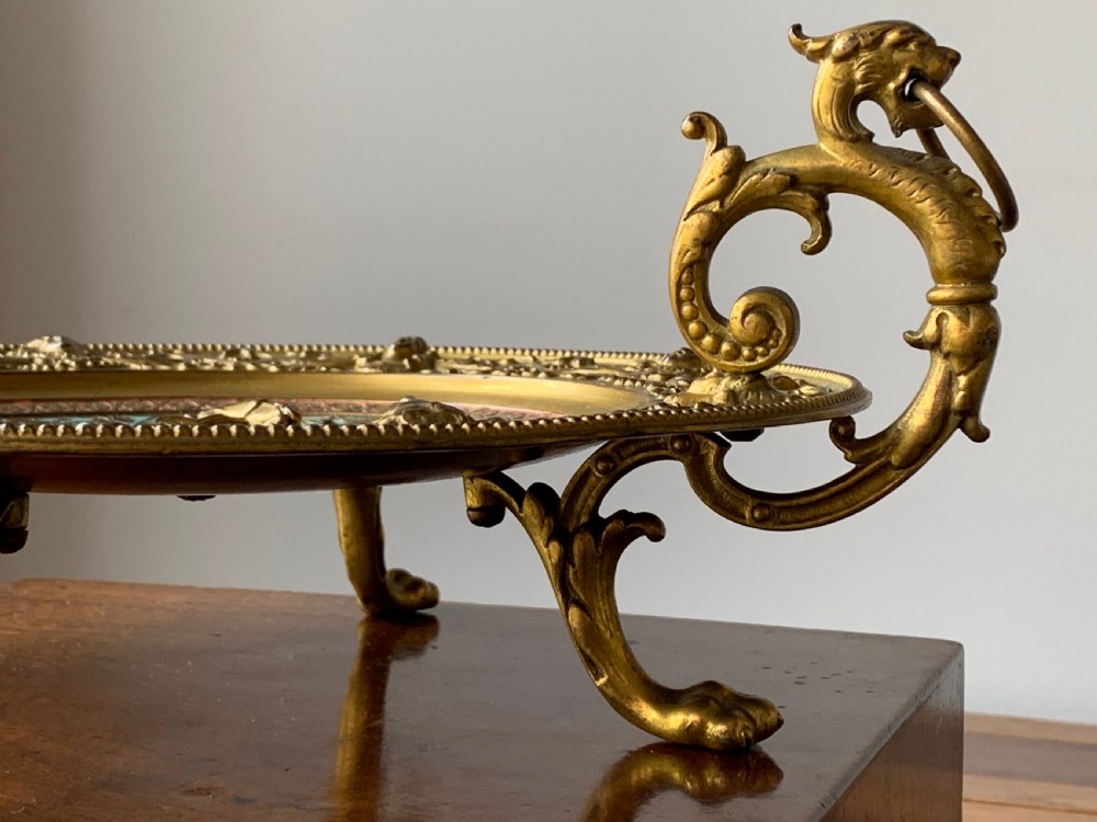VICTORIAN GILT AND ENAMELLED TAZZA OR COMPOTE View IX