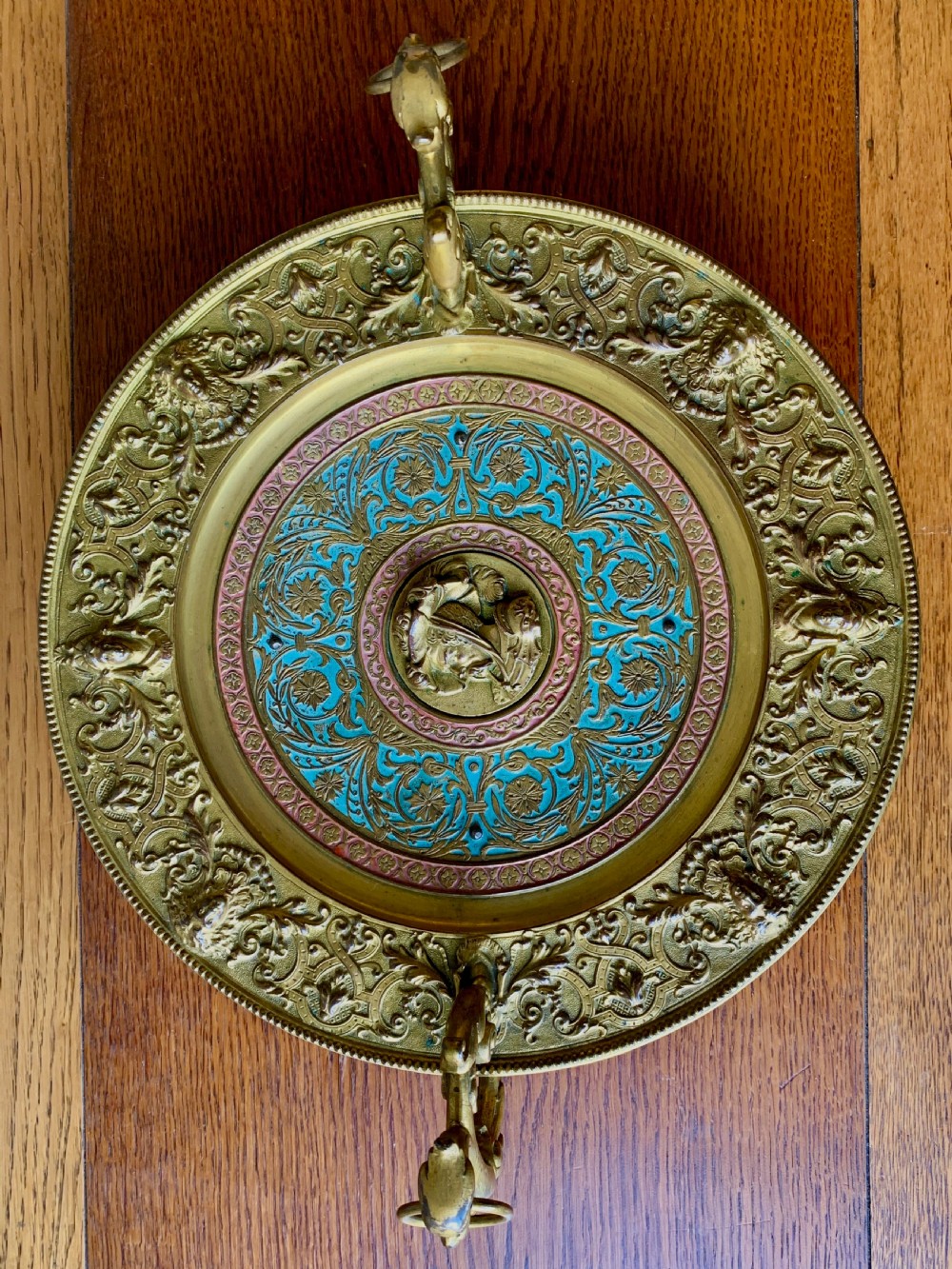 VICTORIAN GILT AND ENAMELLED TAZZA OR COMPOTE View XIII