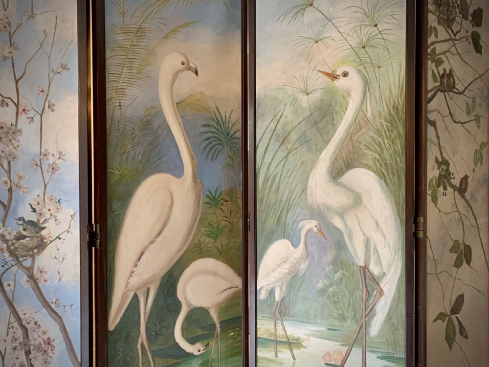 SUPERB VICTORIAN ROOM DIVIDER SCREEN View VII