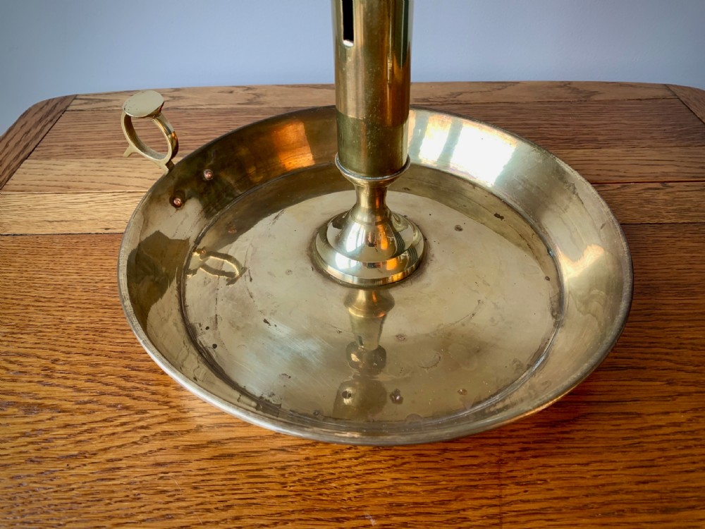 HUGE BRASS EJECTOR CHAMBER STICK / CANDLE STICK View VIII