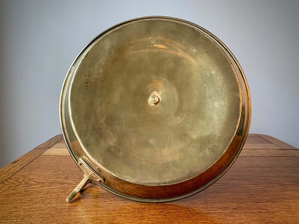 HUGE BRASS EJECTOR CHAMBER STICK / CANDLE STICK View XX