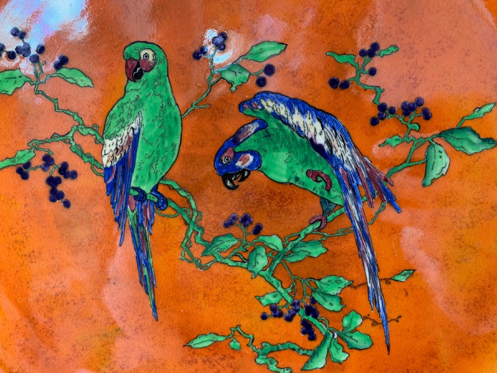 CARLTON WARE - BEST WARE CHARGER - 'PARROTS DESIGN' View IV