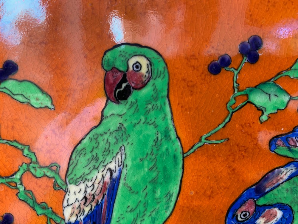 CARLTON WARE - BEST WARE CHARGER - 'PARROTS DESIGN' View VI