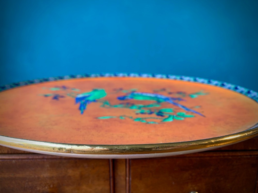CARLTON WARE - BEST WARE CHARGER - 'PARROTS DESIGN' View VIII