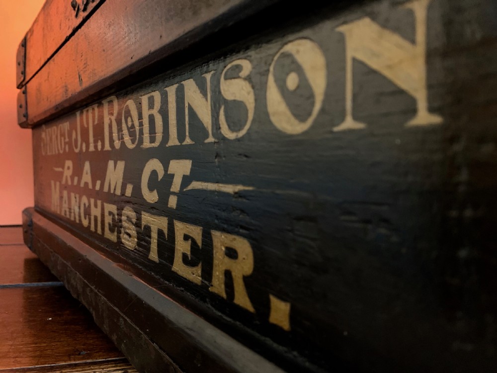 VICTORIAN MILITARY CHEST / TRUNK View VII
