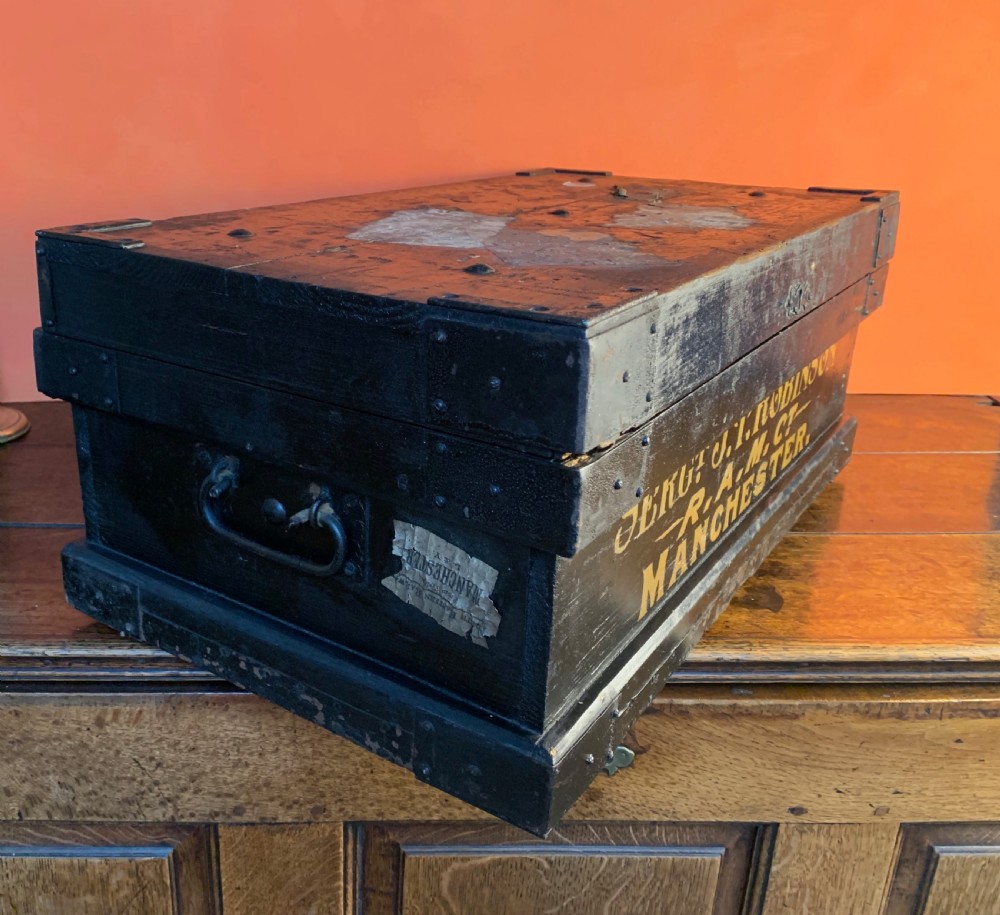 VICTORIAN MILITARY CHEST / TRUNK View IX