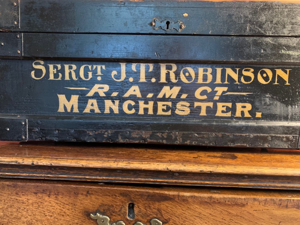 VICTORIAN MILITARY CHEST / TRUNK View XII