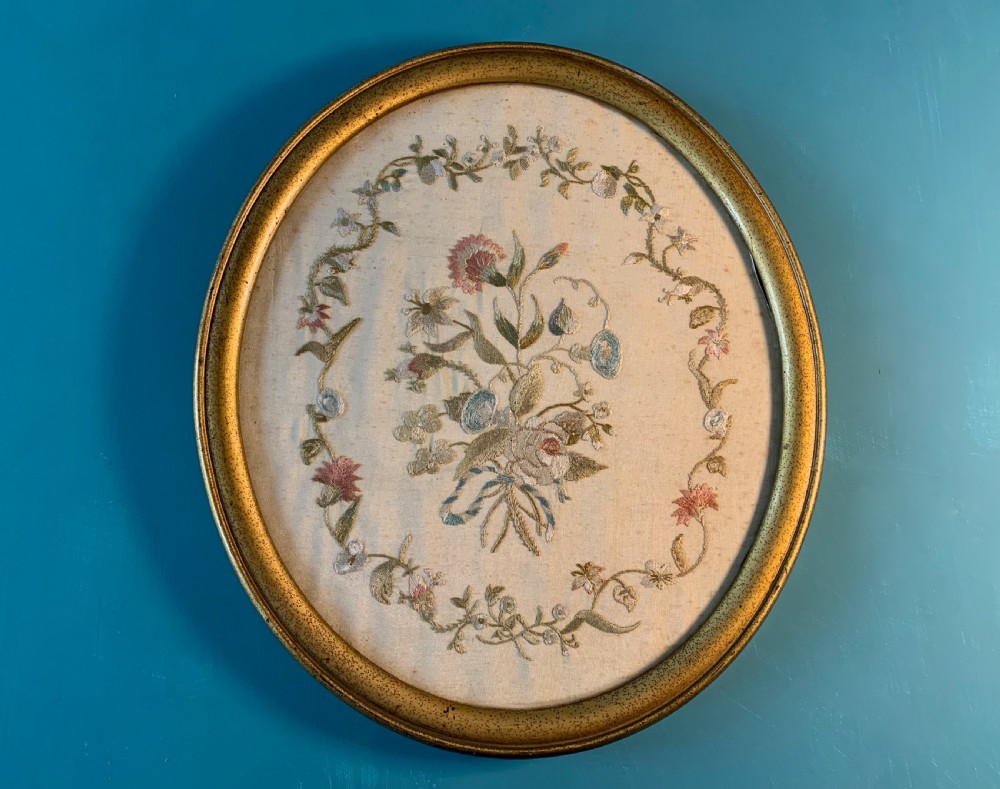 THREE SILK EMBROIDERIES BY ELIZABETH GRIFFITHS View V
