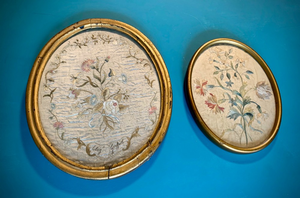 THREE SILK EMBROIDERIES BY ELIZABETH GRIFFITHS View VIII