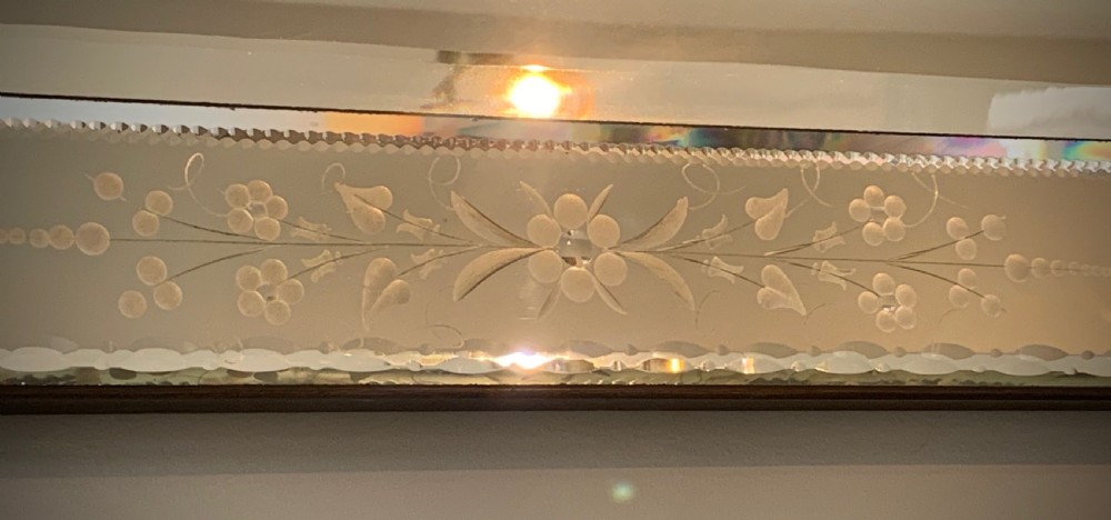 VENETIAN ETCHED GLASS MIRROR - EARLY 20TH CENTURY View IV