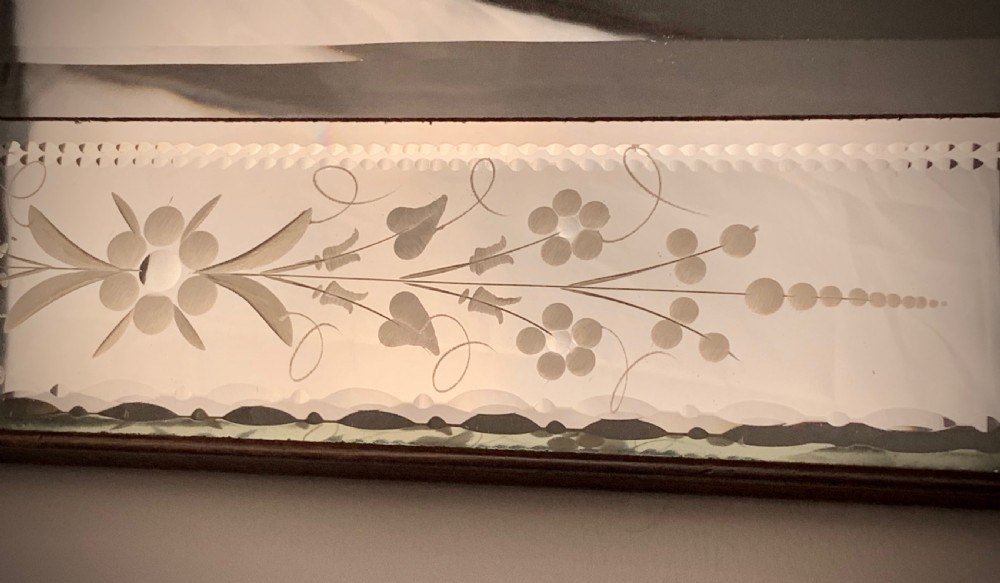 VENETIAN ETCHED GLASS MIRROR - EARLY 20TH CENTURY View VIII