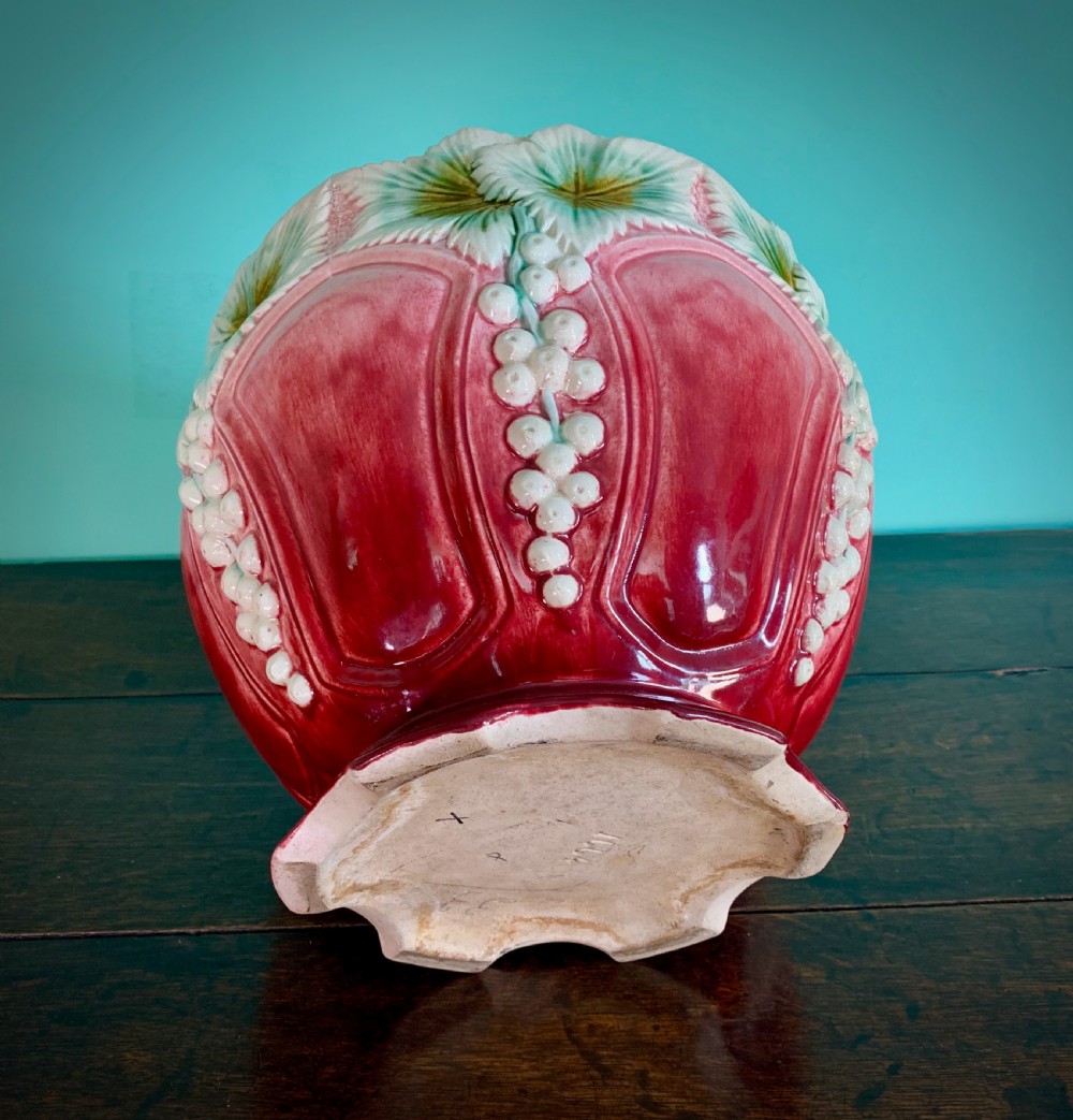 VICTORIAN MAJOLICA JARDINIERE View V