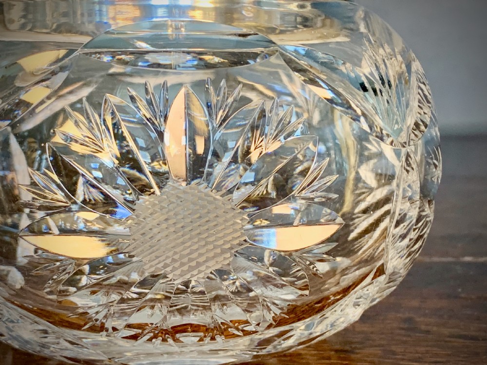 MAPPIN AND WEBB CUT CRYSTAL AND SILVER PLATED BISCUIT BARREL. / ICE BUCKET View VIII