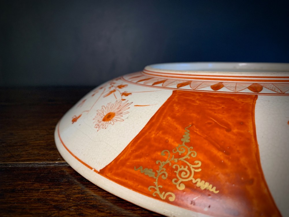 JAPANESE KUTANI WARE CHARGER - MEIJI PERIOD - 19th CENTURY. View XII