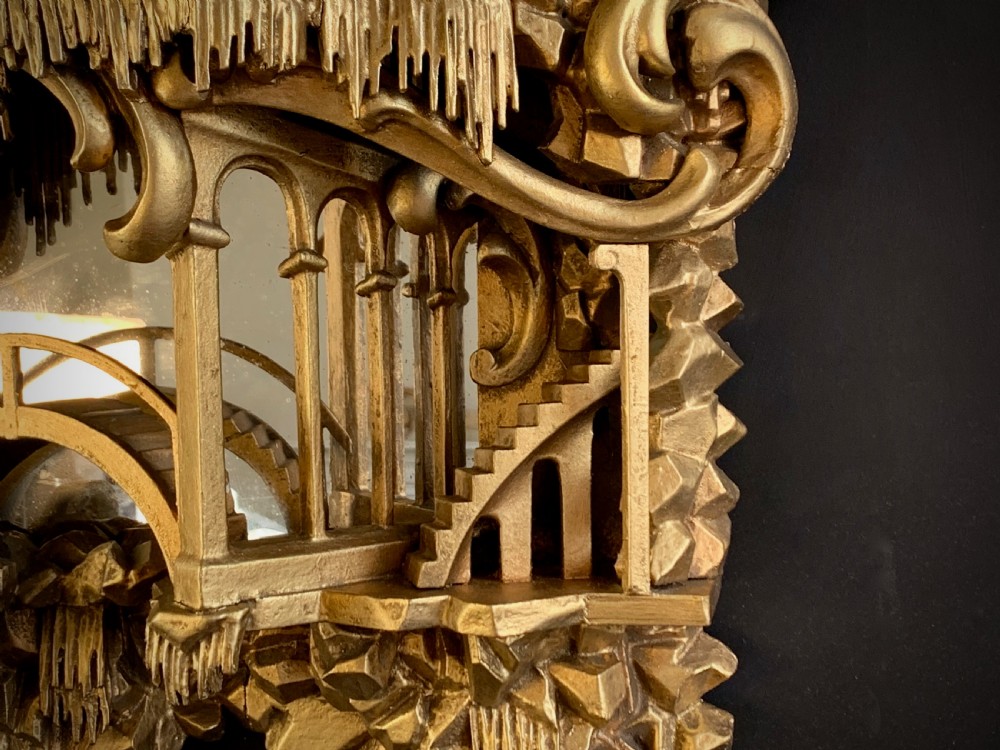 VICTORIAN CHINOISERIE GILDED MIRROR IN THE GEORGIAN STYLE. View VII