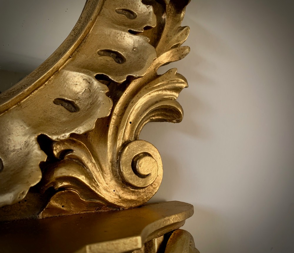 VICTORIAN CHINOISERIE GILDED MIRROR IN THE GEORGIAN STYLE. View XVI