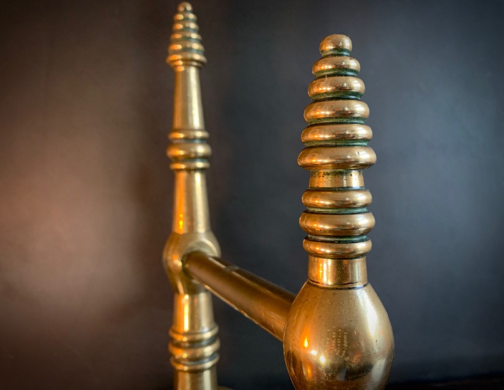 PAIR OF GOTHIC REVIVAL FIRE DOGS or ANDIRONS View VII