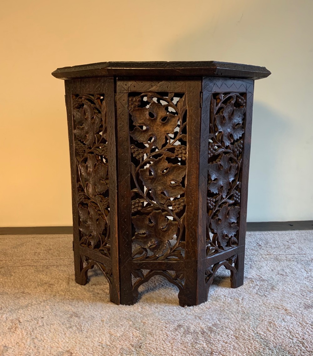 ANGLO INDIAN ROSEWOOD CAMPAIGN TABLE - 19th CENTURY View II