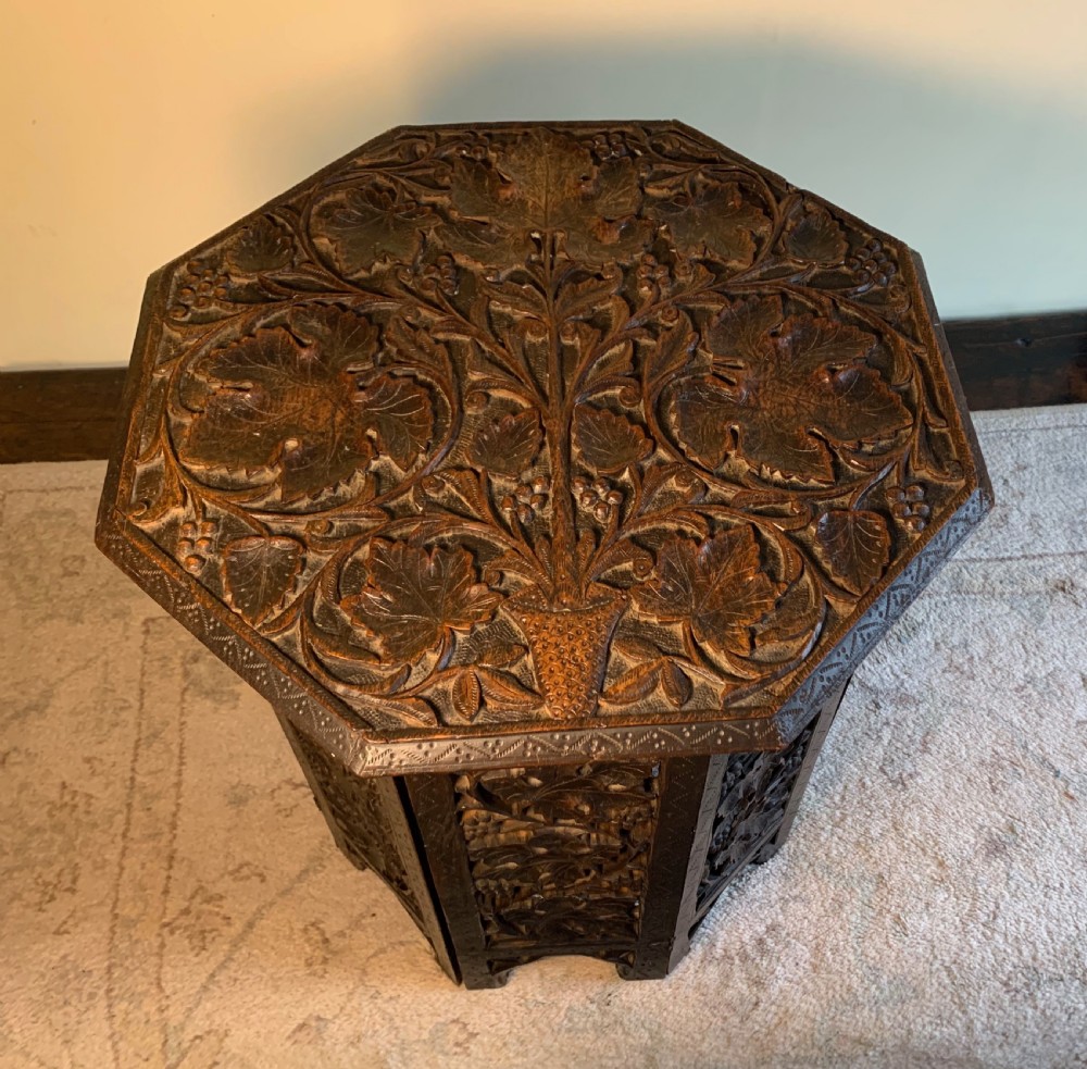 ANGLO INDIAN ROSEWOOD CAMPAIGN TABLE - 19th CENTURY View XII