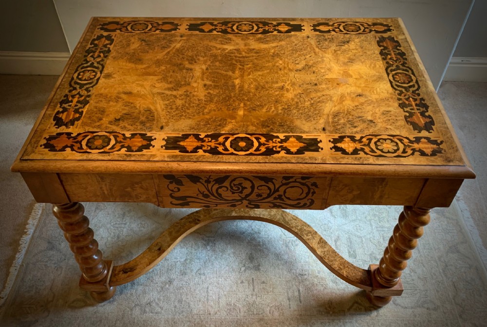 19TH CENTURY DUTCH MARQUETRY HALL TABLE View II