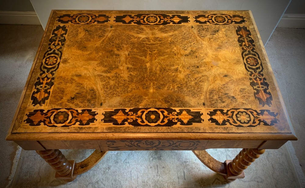 19TH CENTURY DUTCH MARQUETRY HALL TABLE View III