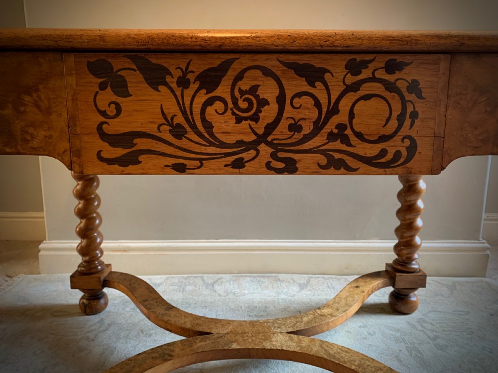 19TH CENTURY DUTCH MARQUETRY HALL TABLE View V