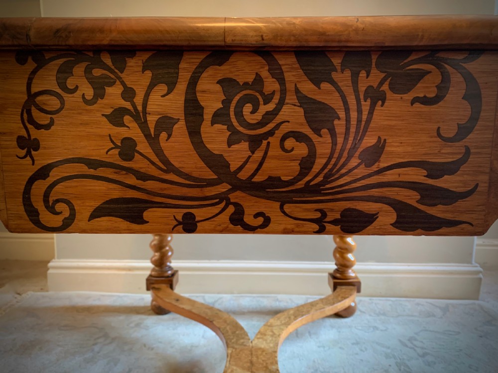 19TH CENTURY DUTCH MARQUETRY HALL TABLE View IX