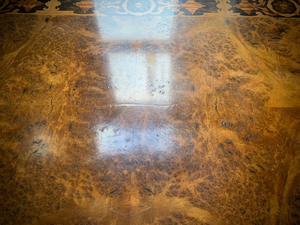 19TH CENTURY DUTCH MARQUETRY HALL TABLE View XXI