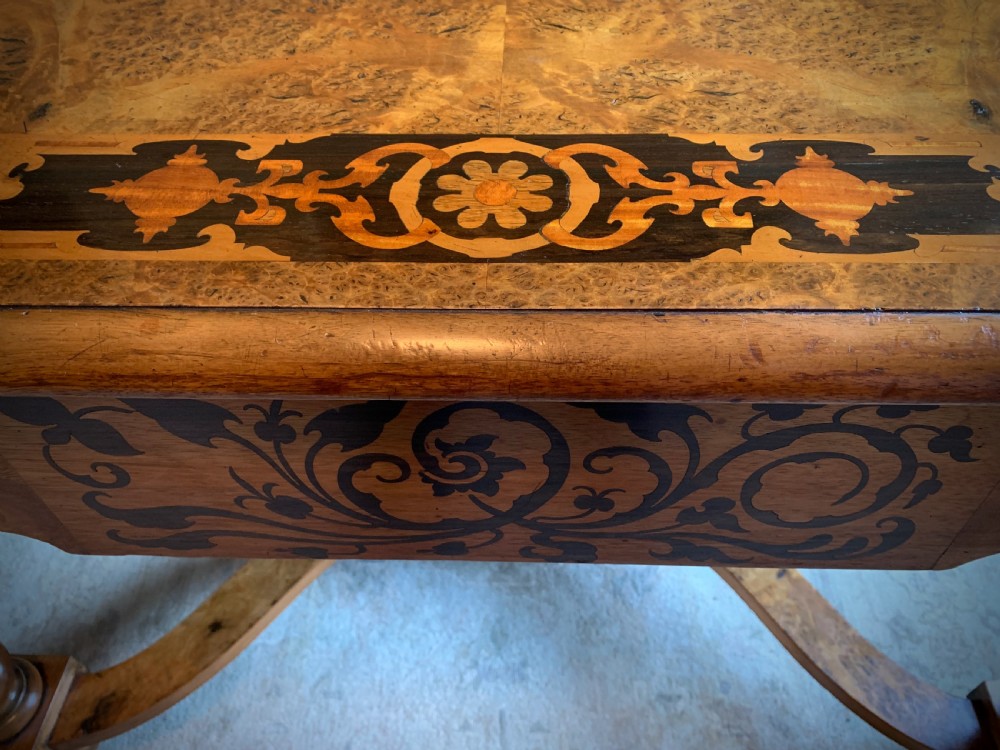 19TH CENTURY DUTCH MARQUETRY HALL TABLE View XXII