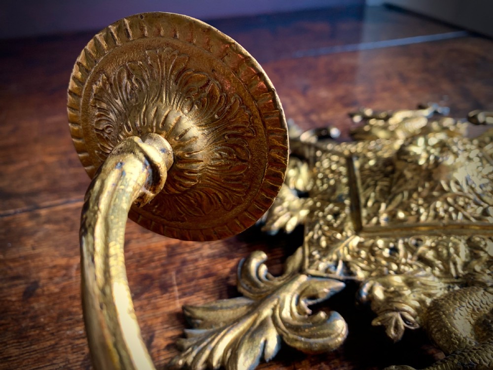 GILDED BRONZE CANDLE SCONCES - FRENCH, EARLY 19TH CENTURY View VI