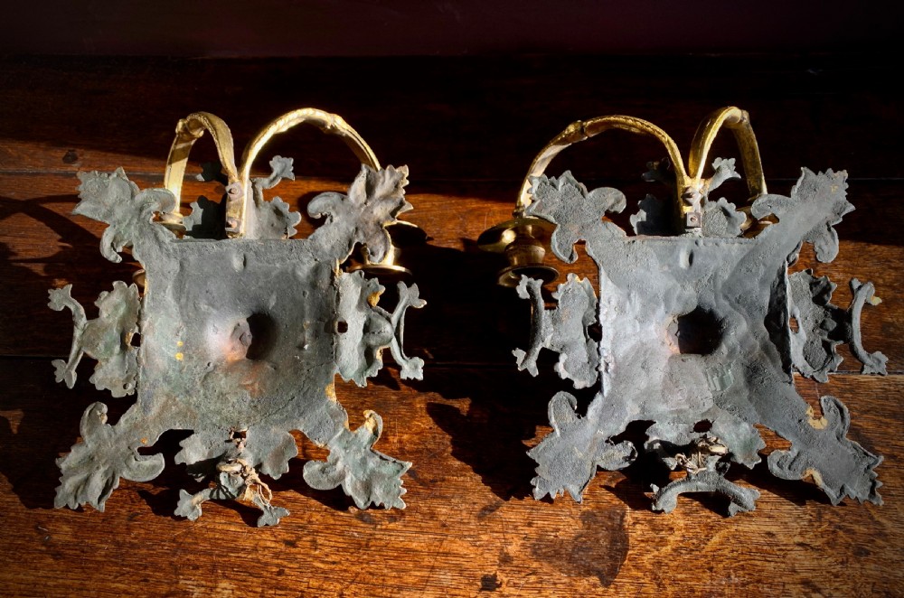 GILDED BRONZE CANDLE SCONCES - FRENCH, EARLY 19TH CENTURY View VIII