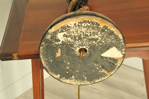 ASTONISHINGLY RARE ANTIQUE KASHMIRI FLOOR STANDING OPEN TWIST LAMP - ADDITIONAL PHOTO 15