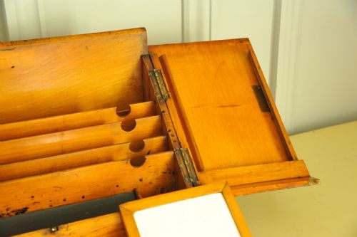 ANTIQUE VINTAGE STATIONARY WRITING BOX CABINET - ADDITIONAL PHOTO 5