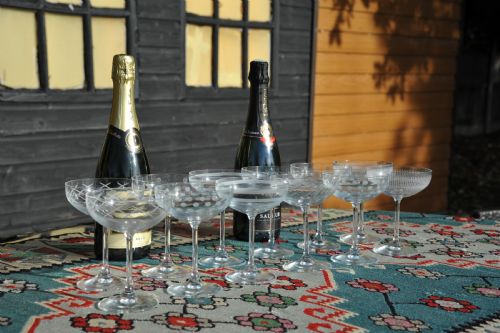 SET OF TWELVE EARLY 20C FRENCH CHAMPAGNE COUPES GLASSES - ADDITIONAL PHOTO 15
