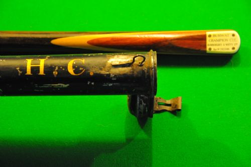 ANTIQUE SNOOKER CUE ONE PIECE ASH BY BURROUGHES AND WATTS - ADDITIONAL PHOTO 12