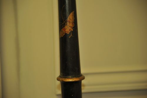 PAIR OF ANTIQUE CHINOISERIE STANDARD LAMPS - ADDITIONAL PHOTO 2