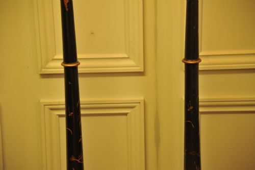 PAIR OF ANTIQUE CHINOISERIE STANDARD LAMPS - ADDITIONAL PHOTO 8