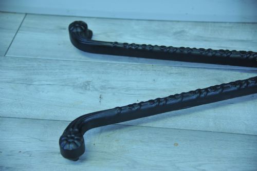 ANTIQUE CARTERS OF LONDON OAK AND CAST IRON ADJUSTABLE TABLE - ADDITIONAL PHOTO 5