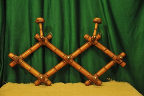 a vintage french faux bamboo coat rack - CATEGORY: ANTIQUE MISCELLANEOUS - DATED 1910
