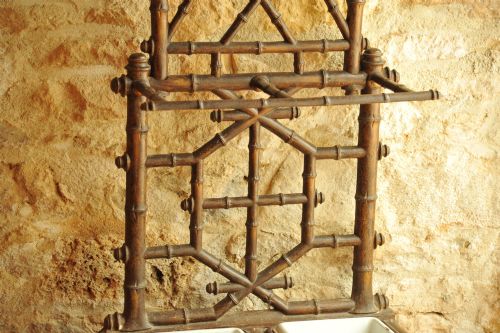 ANTIQUE FRENCH CAST IRON FAUX BAMBOO HAT COAT UMBRELLA STAND C18901900 - ADDITIONAL PHOTO 4