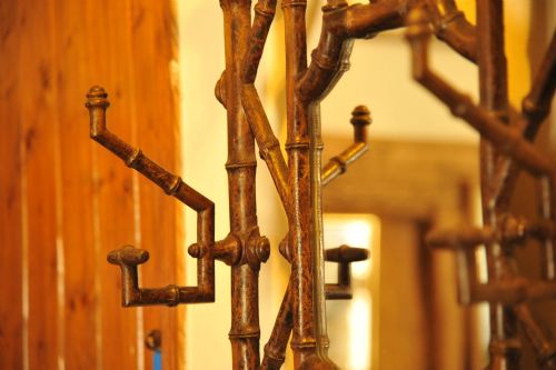 ANTIQUE FRENCH CAST IRON FAUX BAMBOO HAT COAT UMBRELLA STAND C18901900 - ADDITIONAL PHOTO 3