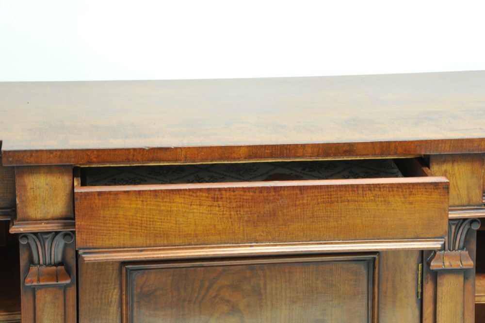 Superb Antique Mahogany Three Door Breakfront Side Cabinet View VI