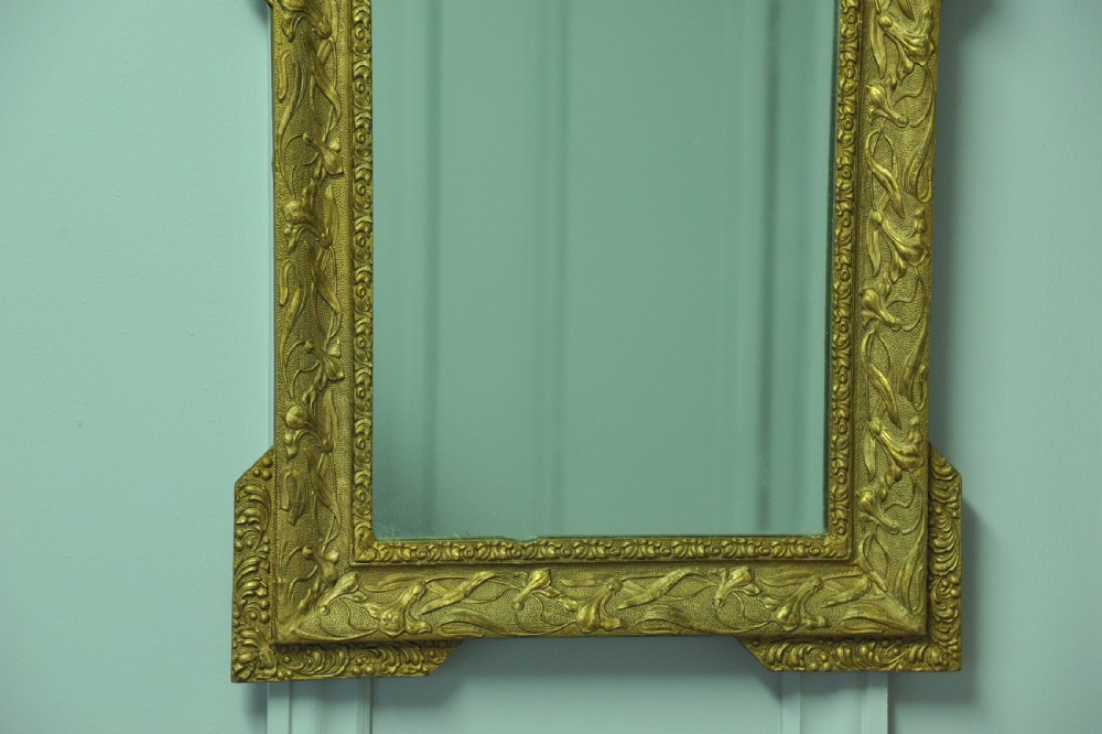 Antique 19c French Gilt Gesso Wall Mirror View III