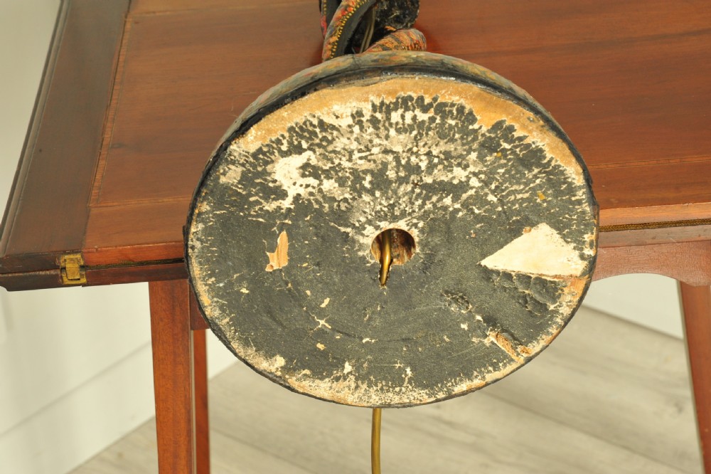 Astonishingly rare antique Kashmiri Floor Standing open twist lamp  View XVI