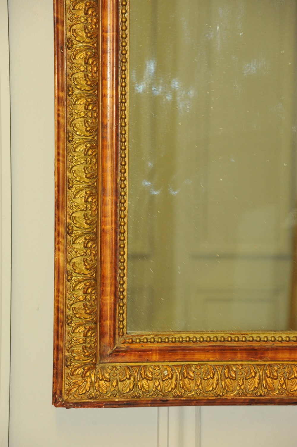 Very Large Antique French Gilt Gesso Wall Mirror View III