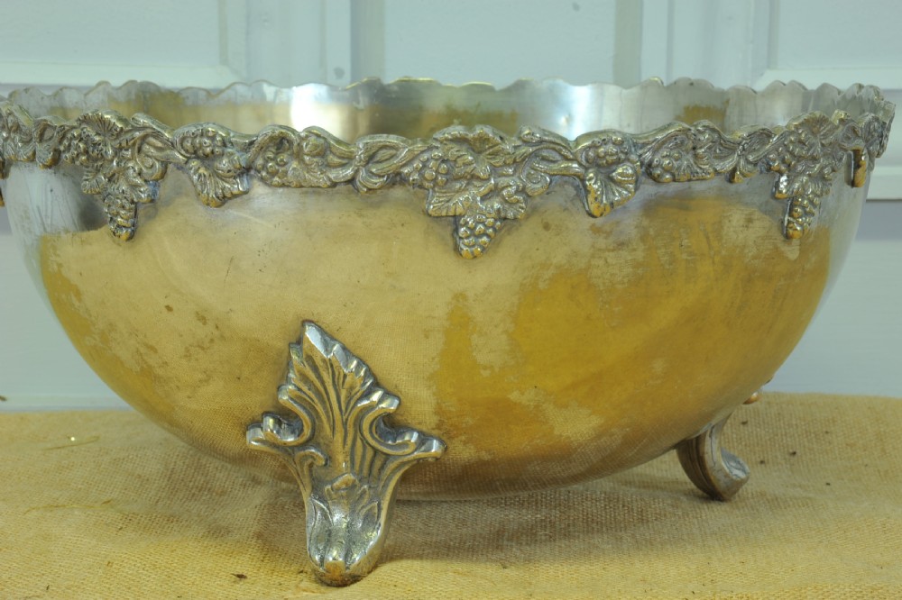 A Stunning Vintage Silver Plate Wine Cooler Bowl View VII